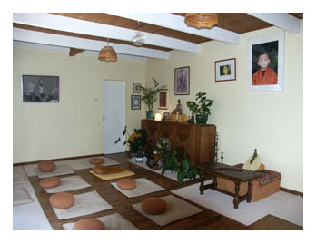 salle de méditation du Refuge